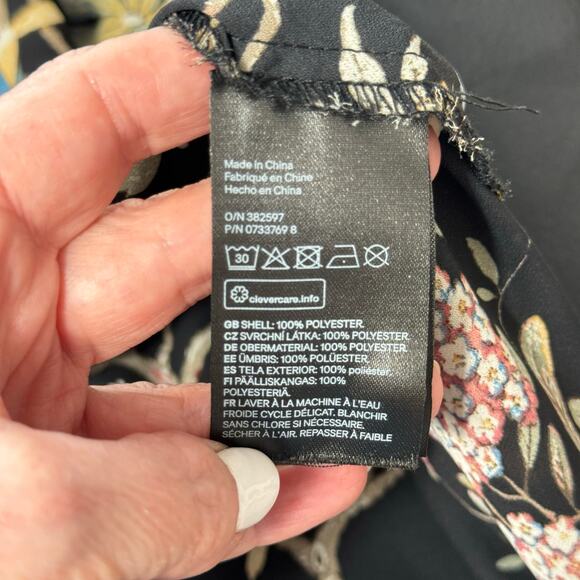 GP&J Baker x H&M Floral Button Down Boho Dress Size 8 - Picture 8 of 10